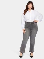 Ava Flared Jeans In Plus Size - Smokey Mountain