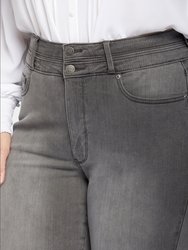 Ava Flared Jeans In Plus Size - Smokey Mountain