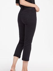 Chloe Skinny Capri Jeans - Black - Black
