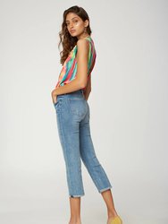 Chloe Skinny Capri Jeans - Sandspur - Sandspur