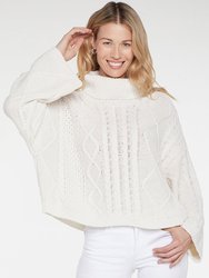 Chunky Turtleneck Sweater - Vanilla