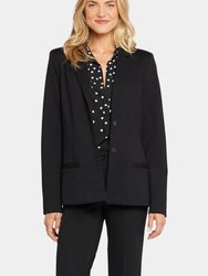 Classic Blazer Jacket - Black - Black