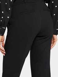 Classic Trouser Pants In Petite - Black