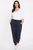 Drawstring Jogger Pants In Plus Size - Oxford Navy