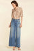 Elsie Wide Leg Ankle Jeans - Langly Indigo