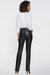 Faux Leather Marilyn Straight Pants In Petite - Black