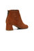 Gabbe Block Heel Booties - Cognac