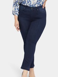 High Straight Jeans In Plus Size - Highway - Highway