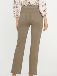 High Straight Jeans - Ripe Olive - Ripe Olive