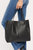 Leather Tote Bag With Pouch