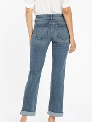 Marilyn Straight Ankle Jeans - Clean Monet - Clean Monet