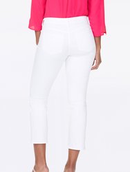 Marilyn Straight Ankle Jeans - Optic White