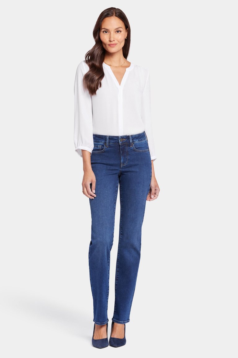 Marilyn Straight Jeans In Petite - Cooper - Cooper