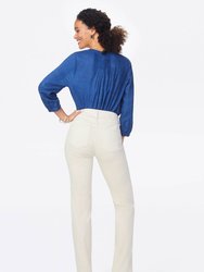 Marilyn Straight Jeans In Petite - Feather