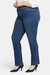 Marilyn Straight Jeans In Plus Size - Cooper