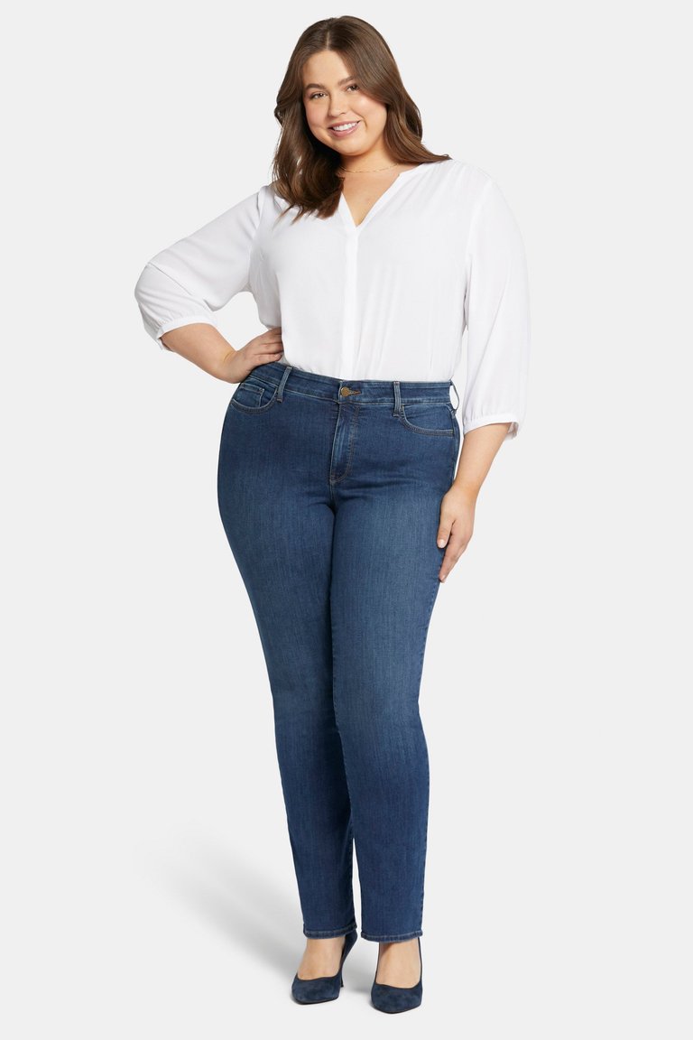 Marilyn Straight Jeans In Plus Size - Cooper - Cooper