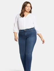 Marilyn Straight Jeans In Plus Size - Cooper
