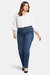 Marilyn Straight Jeans In Plus Size - Cooper