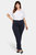 Marilyn Straight Jeans In Plus Size - Tahoe Stripe