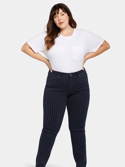 NYDJ Marilyn Straight Jeans In Plus Size - Tahoe Stripe product