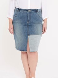 Midi Skirt In Plus Size - Clean Seline