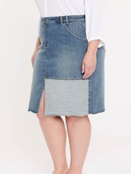 Midi Skirt In Plus Size - Clean Seline