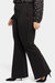 Pull-On Flared Trouser Pants In Plus Size