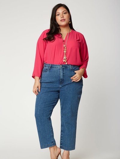 NYDJ Relaxed Straight Skimmer Jeans In Plus Size - Sanibel product
