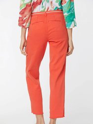Relaxed Trouser Pants - Orange Poppy - Orange Poppy