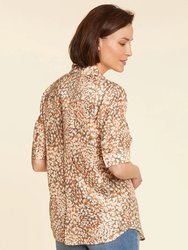 Riley Silk Elbow Sleeved Blouse - Mia Plume - Mia Plume