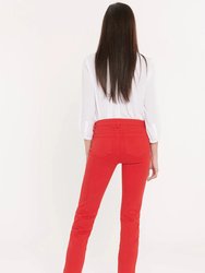 Sheri Slim Ankle Jeans - Sweet Strawberry