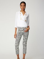 Sheri Slim Ankle Pants - Abstract Jaguar Beige - Abstract Jaguar Beige