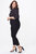 Sheri Slim Jeans In Plus Size - Black - Black