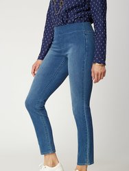 Skinny Ankle Pull-On Jeans - Deleon