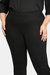 Skinny Ankle Pull-On Jeans In Plus Size - Black