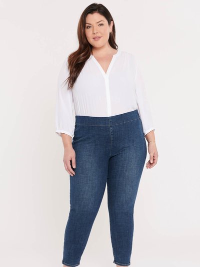 NYDJ Skinny Ankle Pull-On Jeans In Plus Size - Clean Marcel product