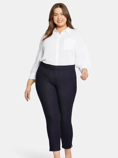 NYDJ Skinny Ankle Pull-On Jeans In Plus Size - Rinse product
