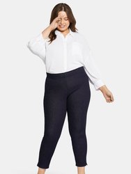 Skinny Ankle Pull-On Jeans In Plus Size - Rinse