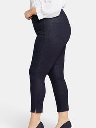 Skinny Ankle Pull-On Jeans In Plus Size - Rinse