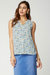 Sleeveless Pintuck Blouse - Ditsy Springs - Ditsy Springs