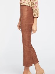 Slim Bootcut Pull-On Pants - Coffee Bean