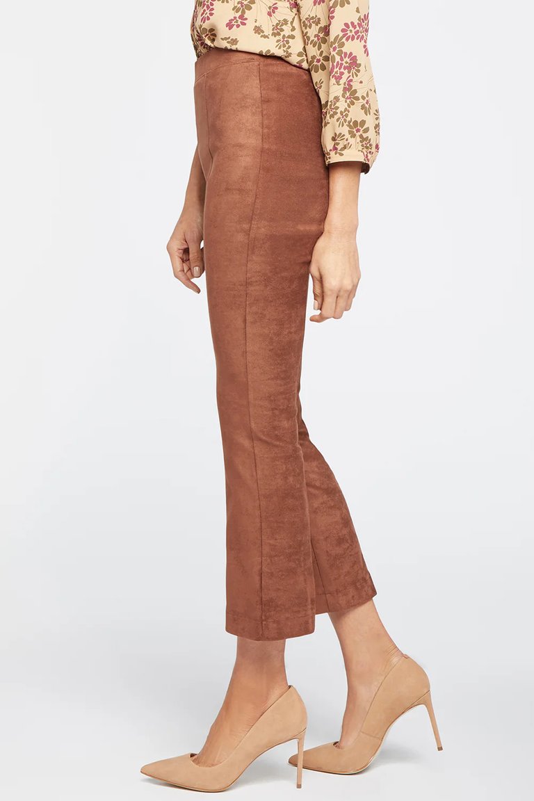 Slim Bootcut Pull-On Pants - Coffee Bean