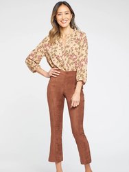 Slim Bootcut Pull-On Pants - Coffee Bean