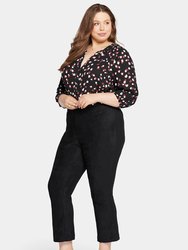 Slim Bootcut Pull-On Pants In Plus Size - Black