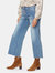 Teresa High Rise Frayed Hem Ankle Trouser Jeans