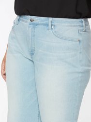 Teresa Wide Leg Ankle Jeans In Plus Size - Naomi