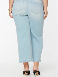 Teresa Wide Leg Ankle Jeans In Plus Size - Naomi