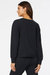 Tie Front Sweatshirt - Black