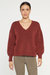 V-Neck Sweater - Husk