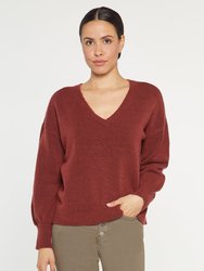 V-Neck Sweater - Husk - Husk